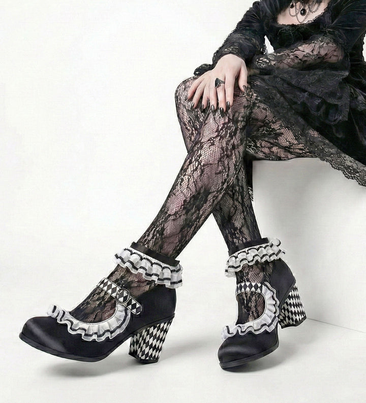 Arlequin Women's Mary Jane MId Heels