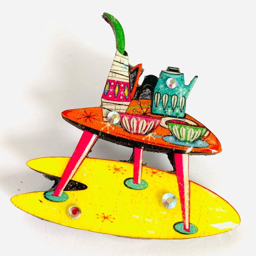 Atomic Furniture Brooch by Rosie Rose Parker - Quirks!