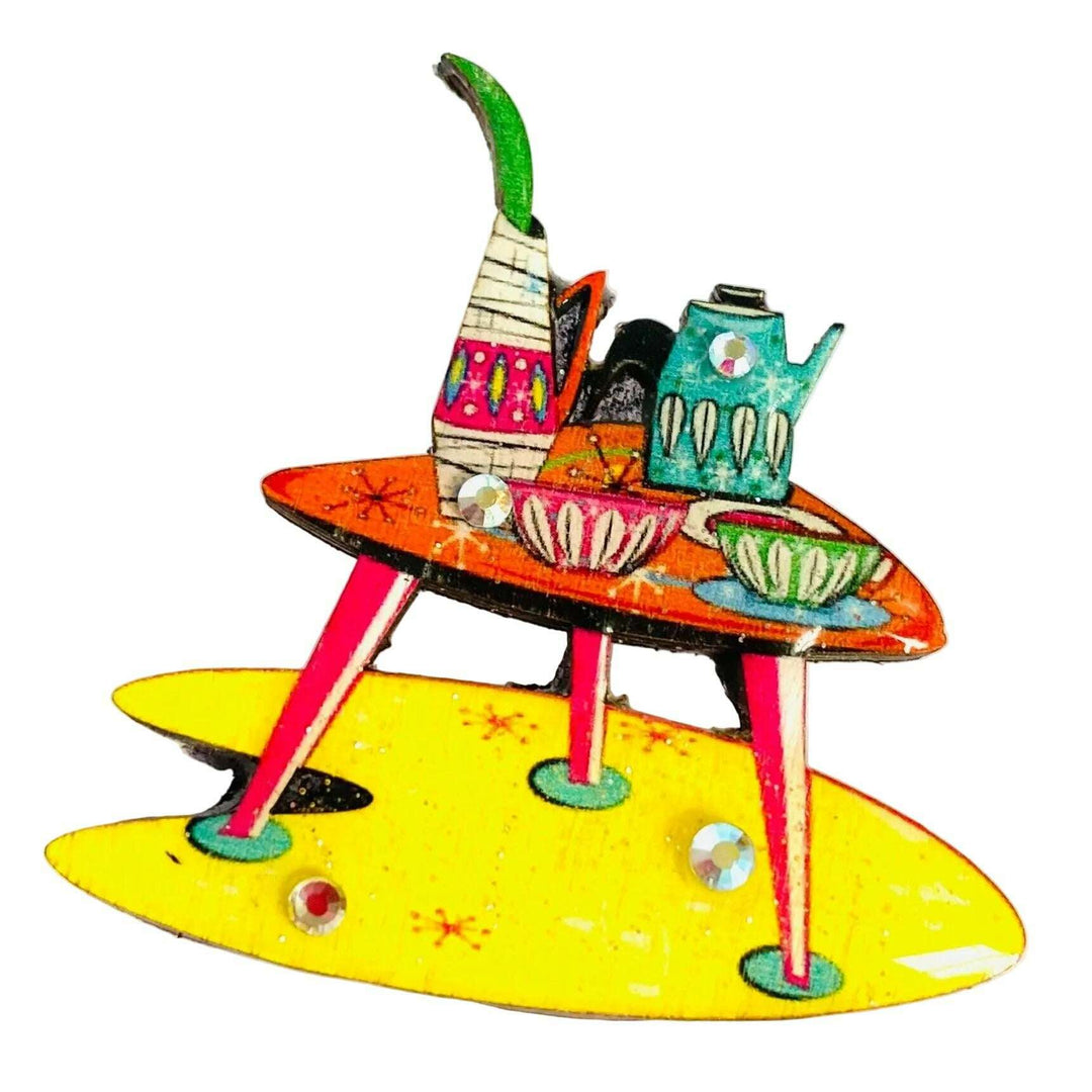 Atomic Furniture Brooch by Rosie Rose Parker - Quirks!