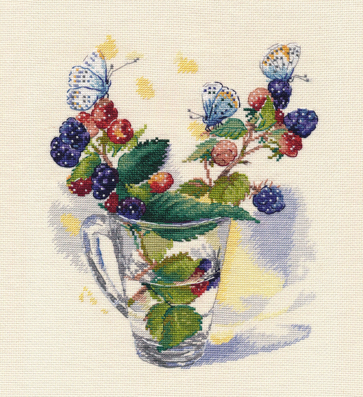 August Bouquet 1359 Counted Cross Stitch Kit