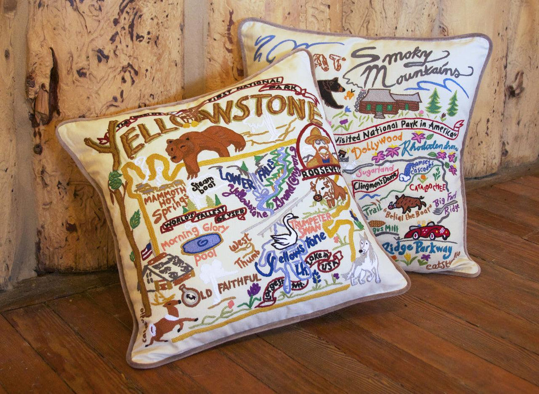 Austin Hand-Embroidered Pillow - Quirks!