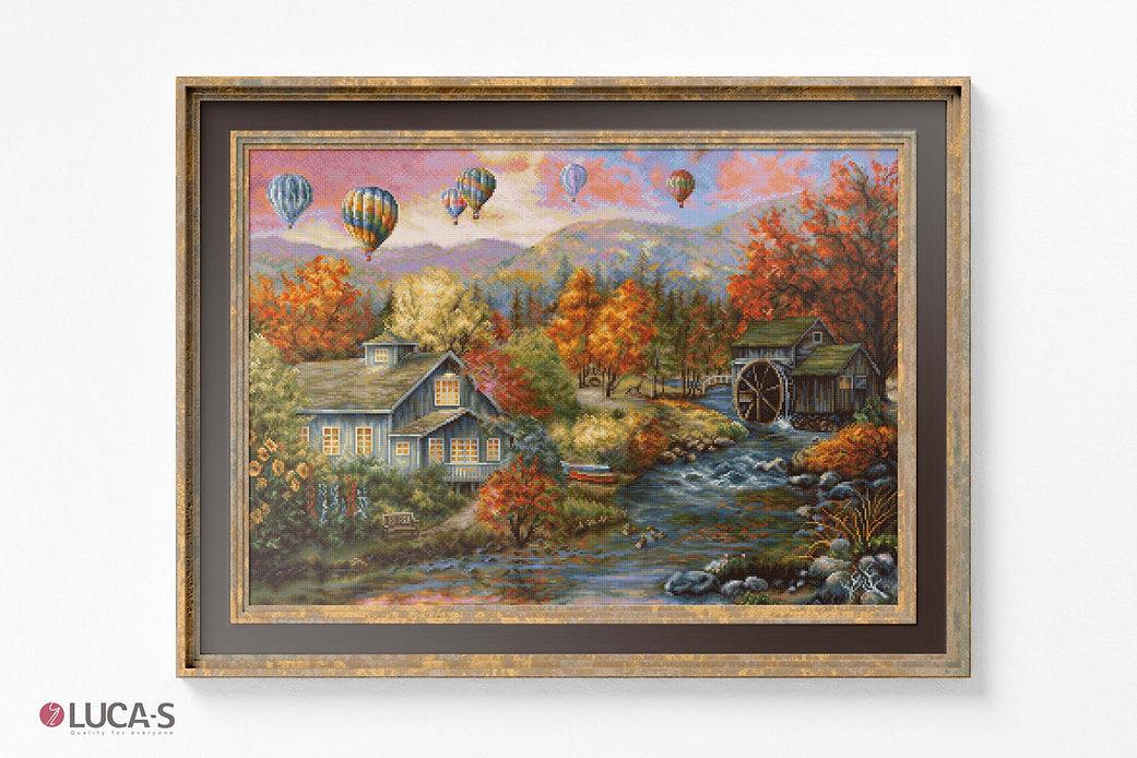 Autumn Creek Mill B616L Counted Cross-Stitch Kit