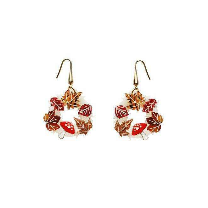Autumn Wreath Earrings by LaliBlue - Quirks!