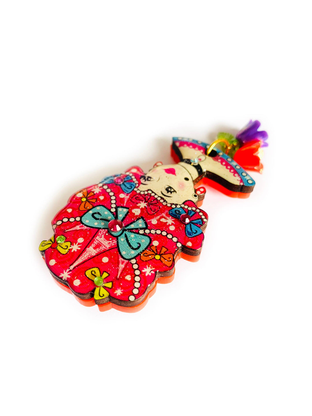 Antoinette Queen of Paris Brooch by Rosie Rose Parker