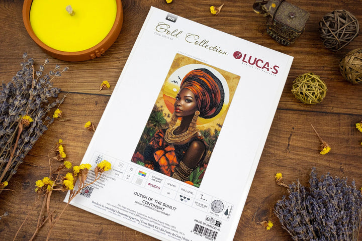 Queen of the Sunlit Continent¬† Counted Cross-Stitch Kit by Luca-S B720L