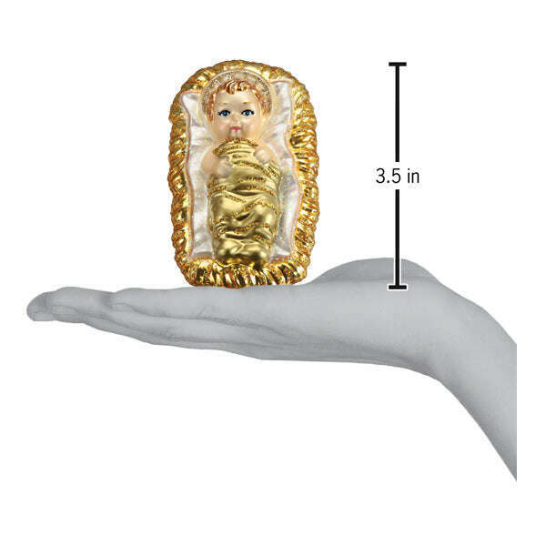 Baby Jesus In Manger Ornament