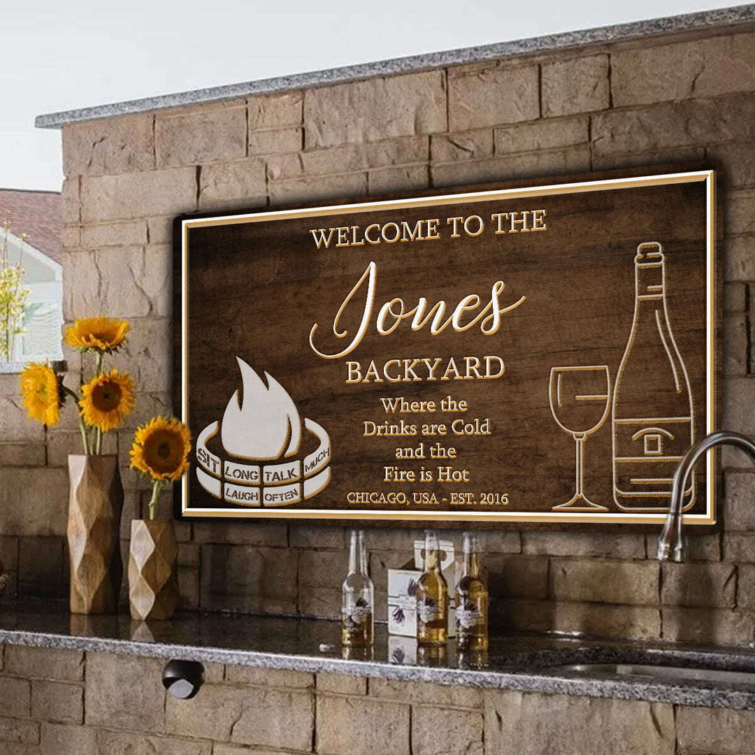 Backyard Sign