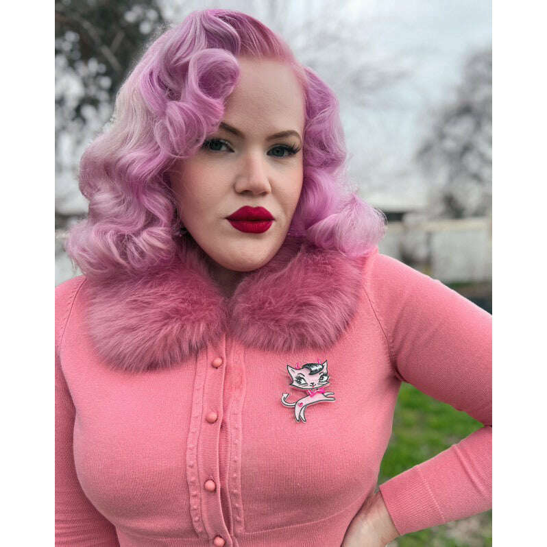 Bad Kitty Brooch by Miss Fluff x Lipstick & Chrome – view 5