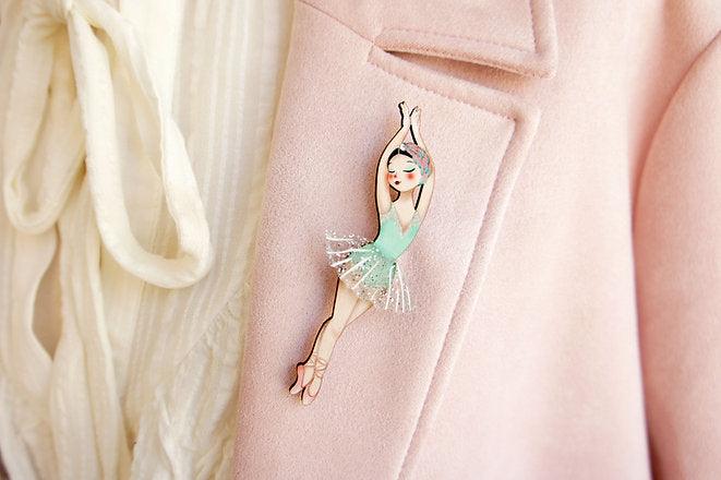 Ballerina Brooch by LaliBlue - Quirks!