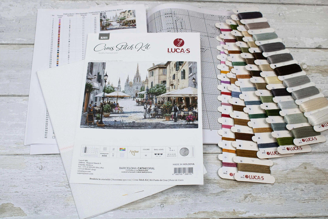 Barcelona Cathedral B2411L Counted Cross-Stitch Kit