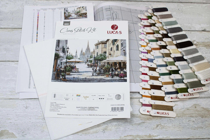 Barcelona Cathedral B2411L Counted Cross-Stitch Kit