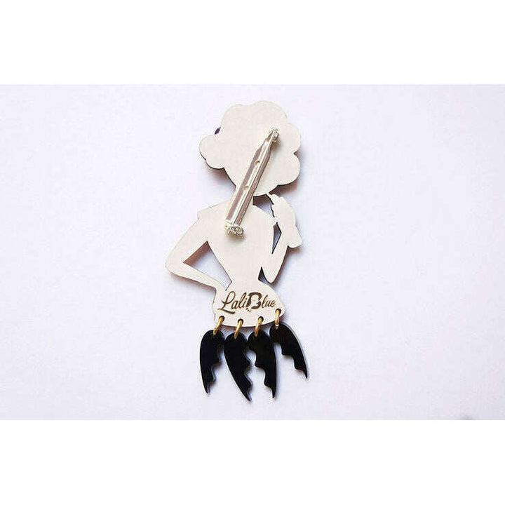 Bat Girl Brooch by Laliblue