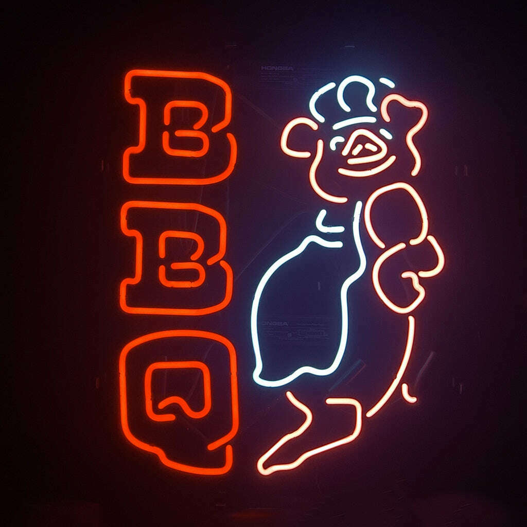 BBQ Pig Chefs Neon Signs