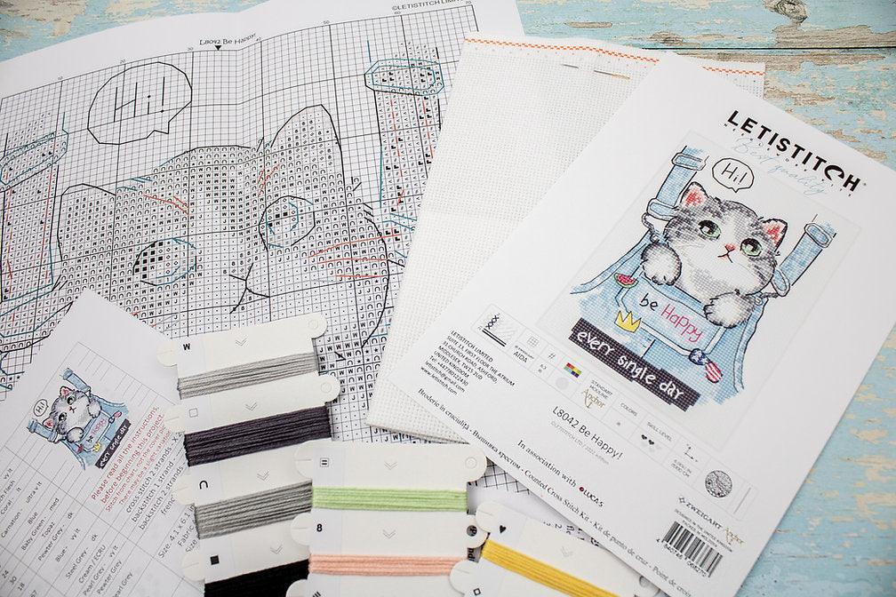 Be Happy L8042 Counted Cross Stitch Kit