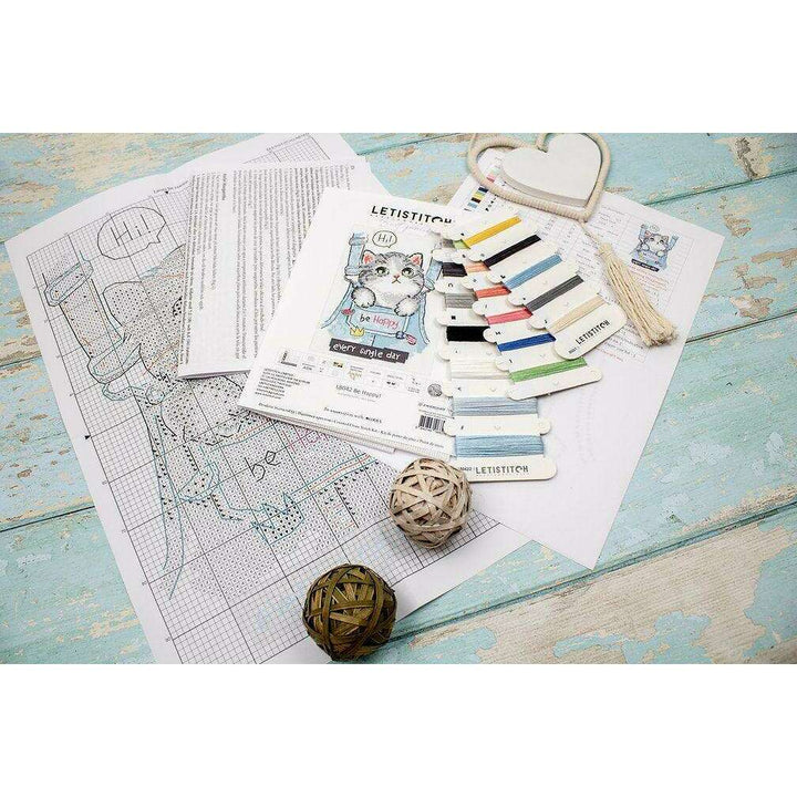 Be Happy L8042 Counted Cross Stitch Kit