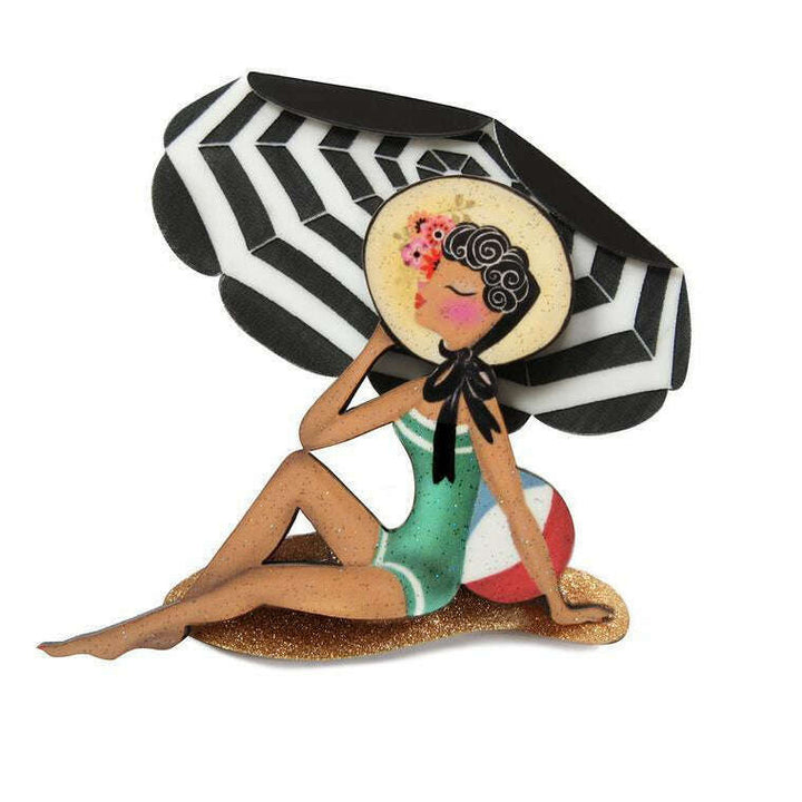 Beach Girl Brooch by Laliblue - Quirks!