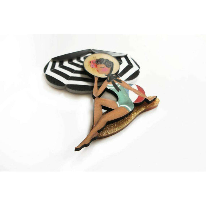Beach Girl Brooch by Laliblue - Quirks!