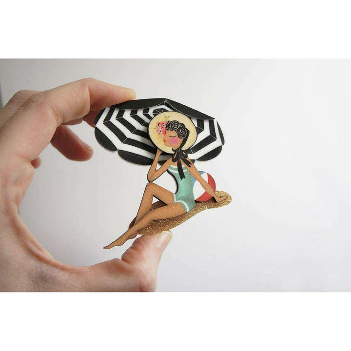 Beach Girl Brooch by Laliblue - Quirks!