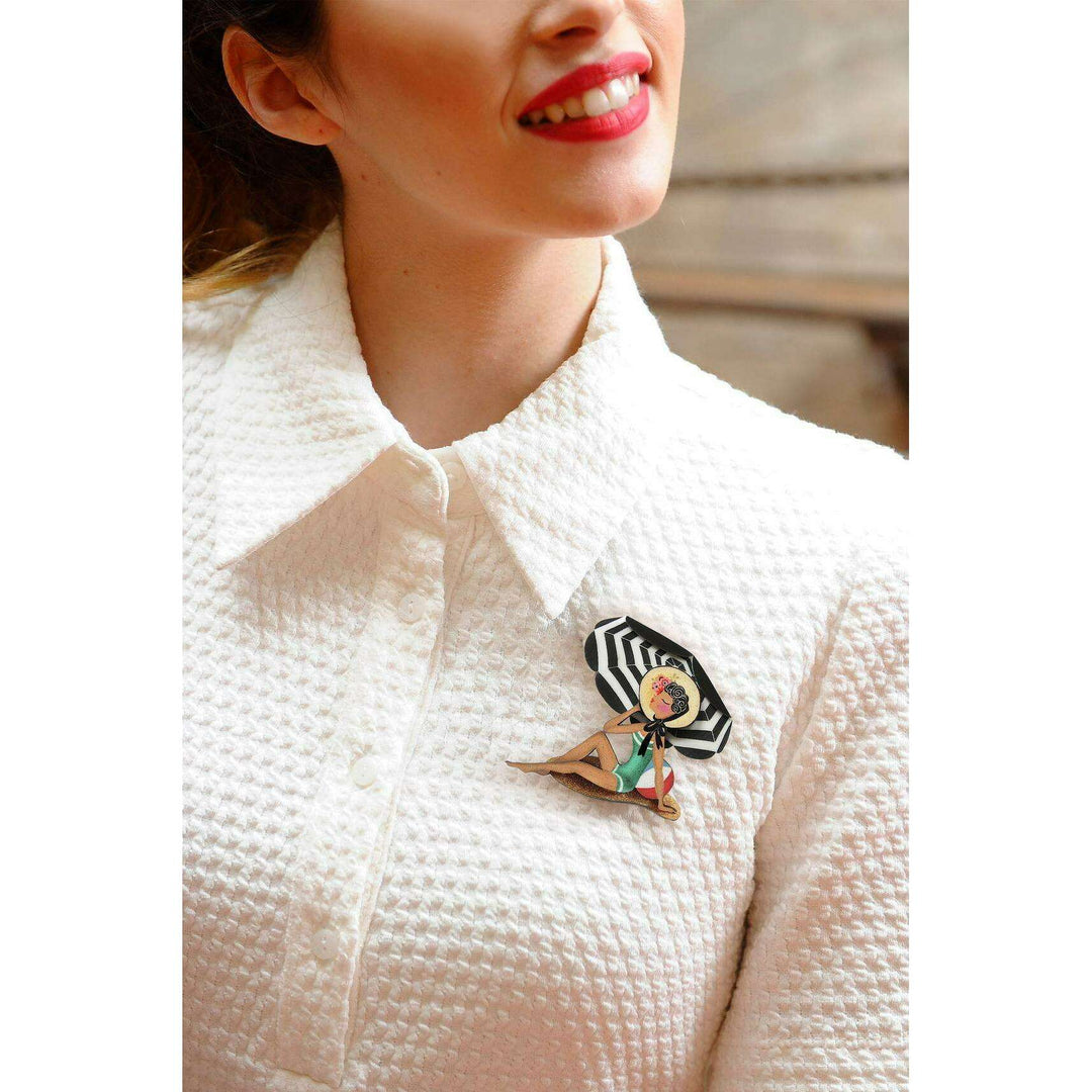 Beach Girl Brooch by Laliblue - Quirks!