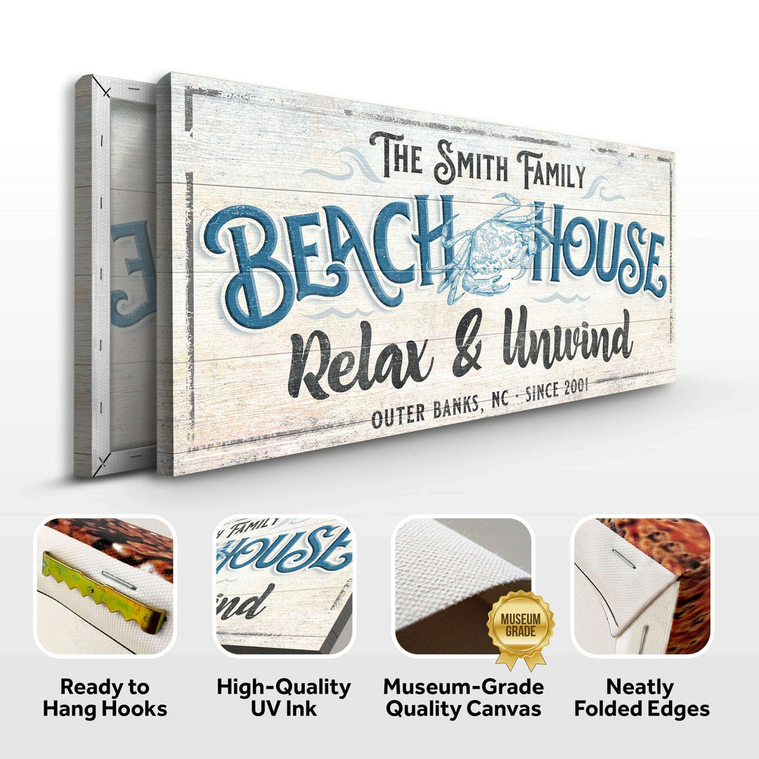 Beach House Sign IV