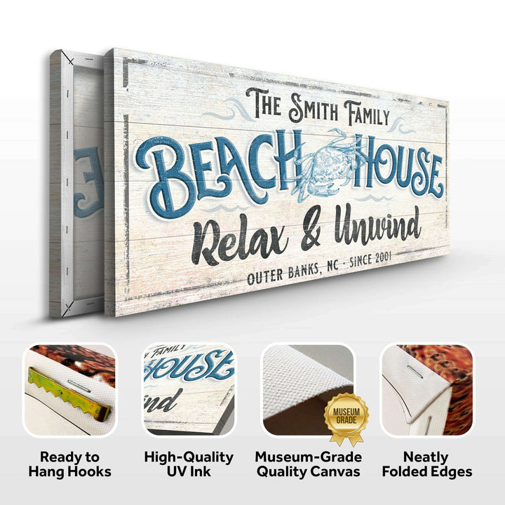 Beach House Sign IV