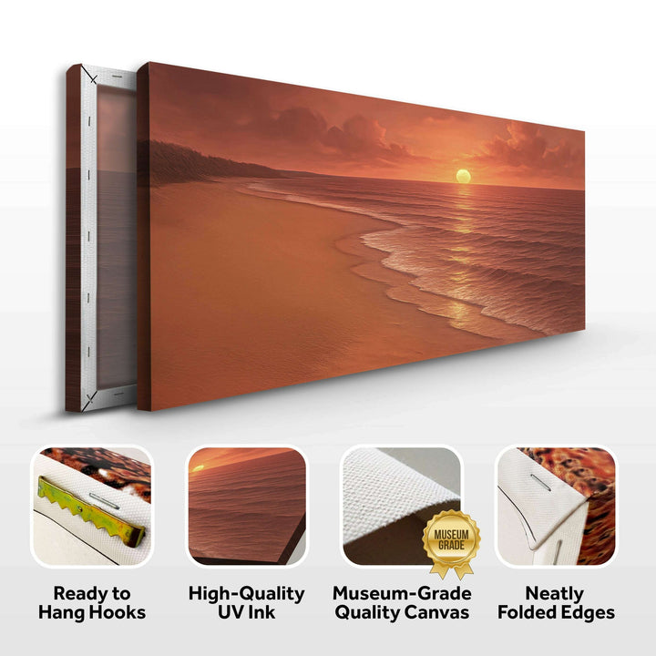 Beach Shoreline Coastal Wall Art VII
