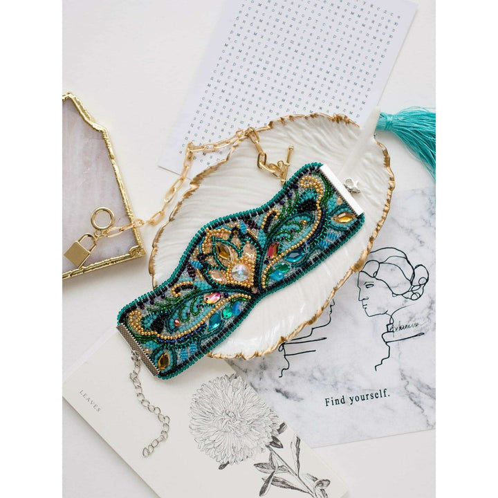 Bead Embroidery Decoration Kit Viridian ADB-008