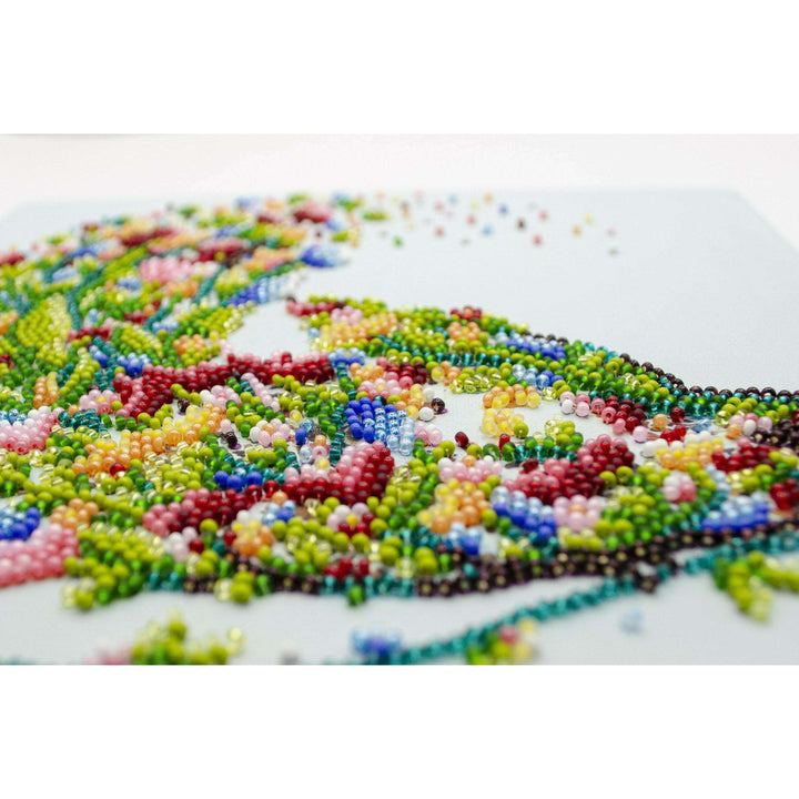 Bead embroidery kit - A singing bird AMB-094