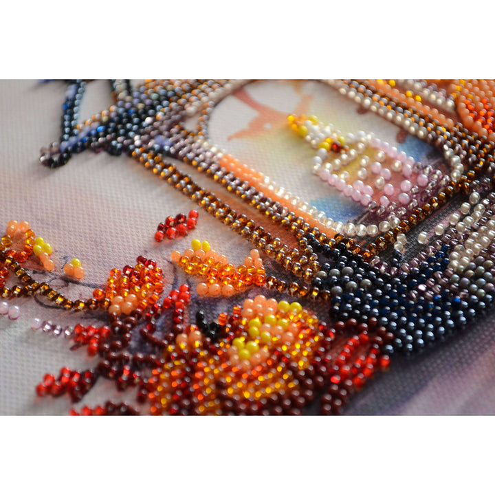 Bead embroidery kit - Autumn light AMB-109