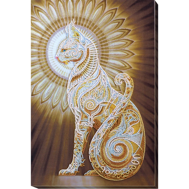 Bead Embroidery Kit - Bast. Egyptian Cat