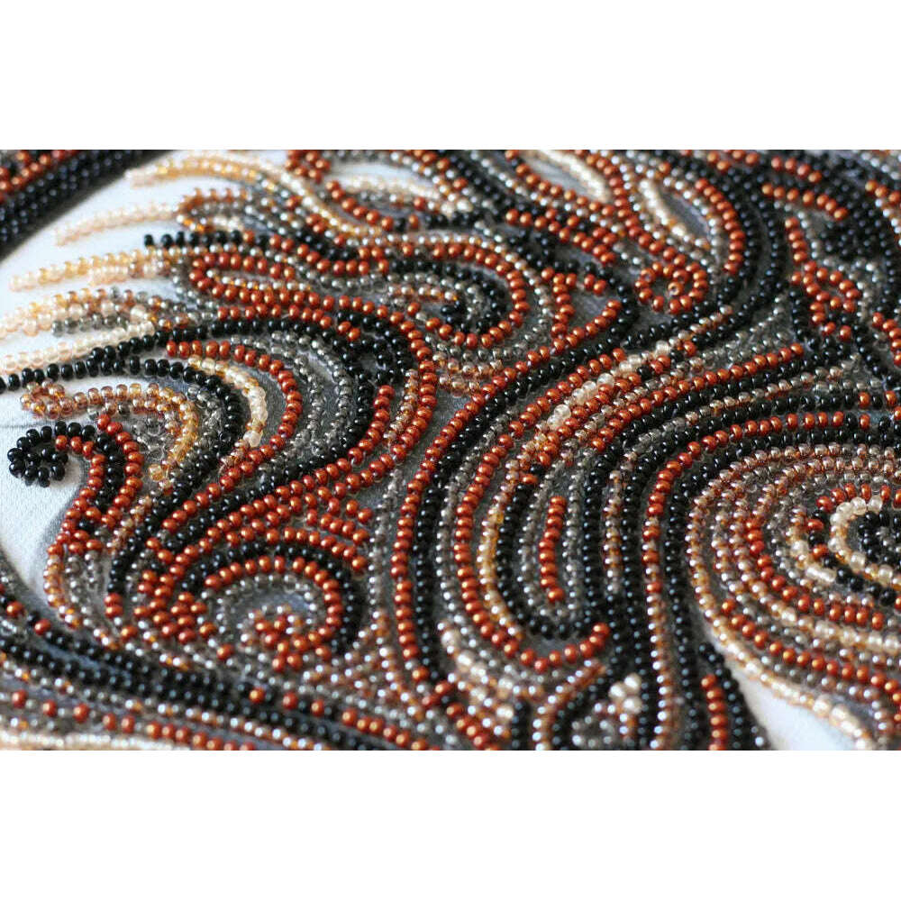 Bead Embroidery Kit - Black Pegasus