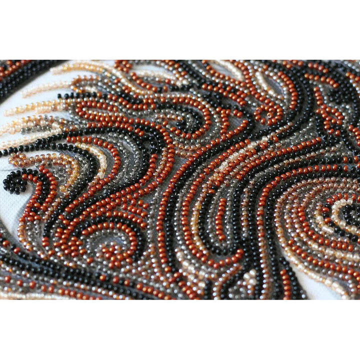 Bead Embroidery Kit - Black Pegasus