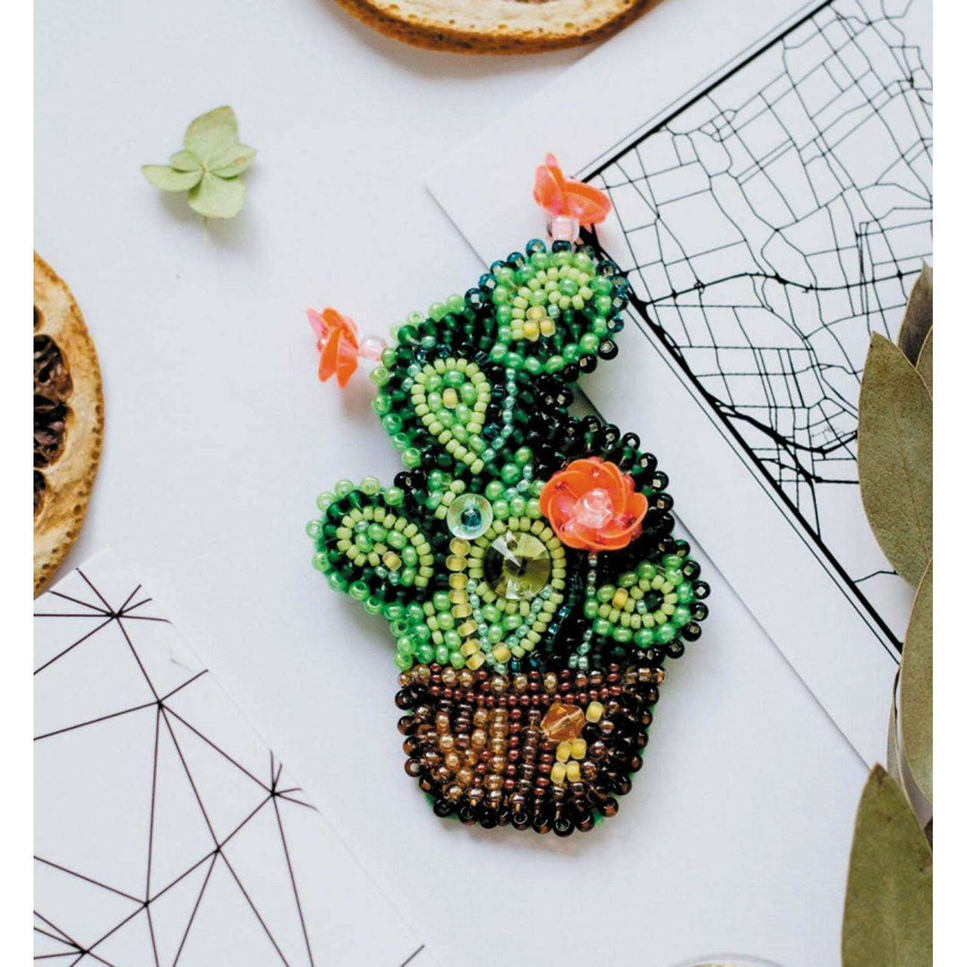 Bead Embroidery kit - Decoration Cactus AD-032