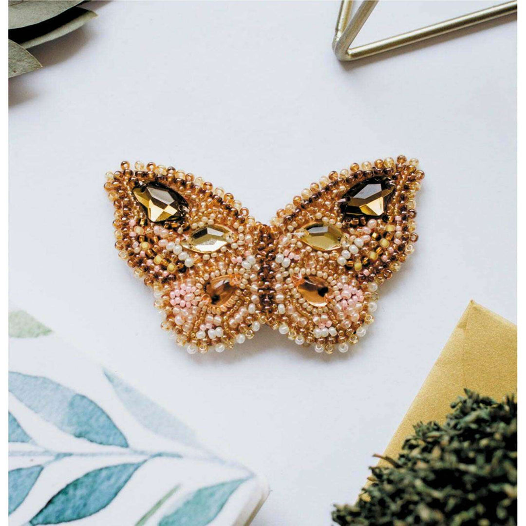 Bead Embroidery kit - Decoration Gleam of citrine AD-031