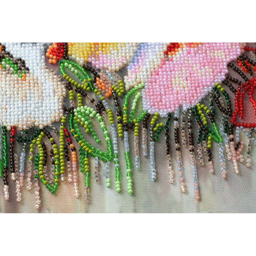 Bead Embroidery Kit - Delicate flowers AB-805
