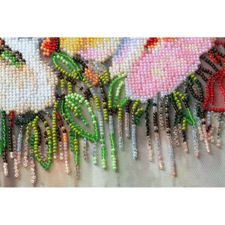 Bead Embroidery Kit - Delicate flowers AB-805