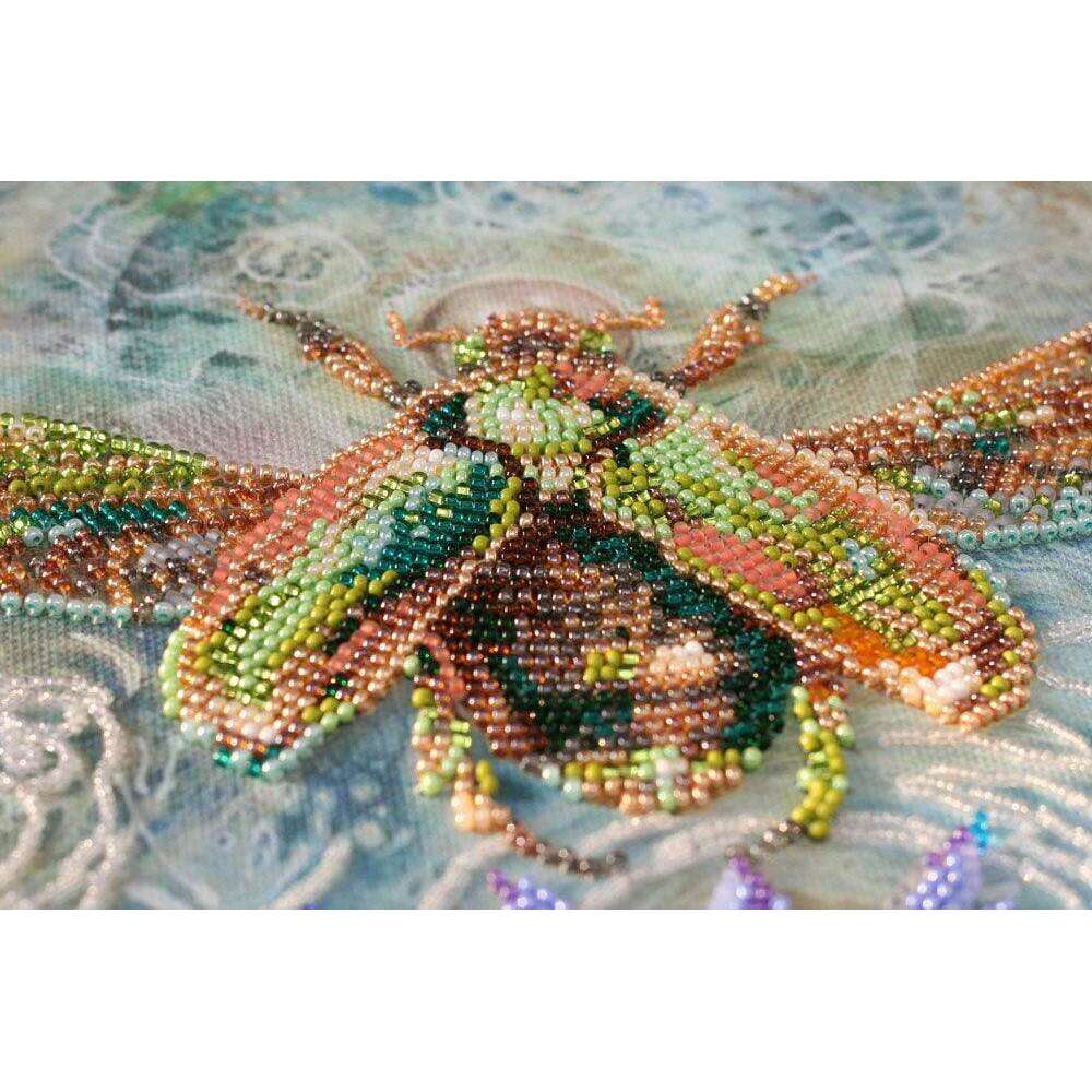 Bead Embroidery Kit - Golden beetle AB-724