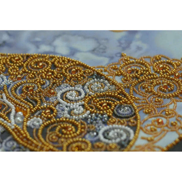 Bead Embroidery Kit - Moon cat AB-709