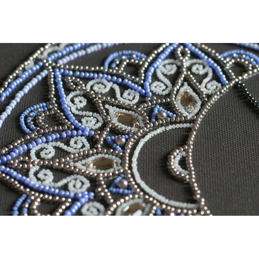 Bead Embroidery Kit - Moon pattern