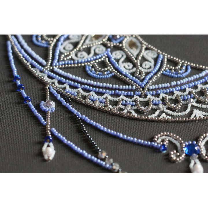 Bead Embroidery Kit - Moon pattern