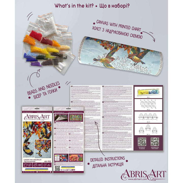 Bead Embroidery Kit - Under the viburnum AB-922
