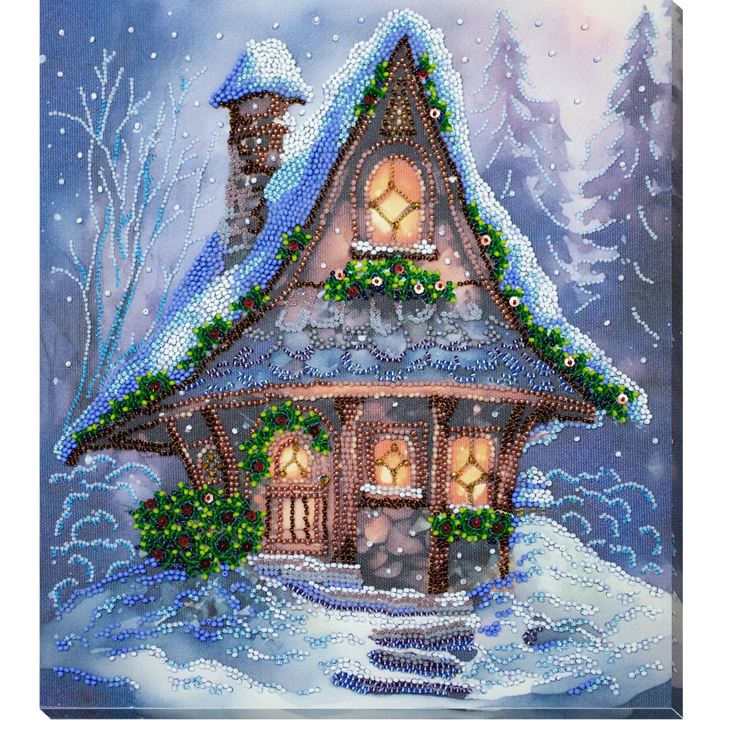 Bead Embroidery Kit - When winter blows cold