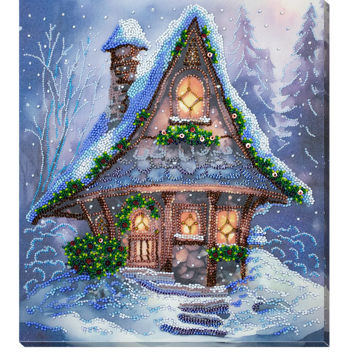 Bead Embroidery Kit - When winter blows cold