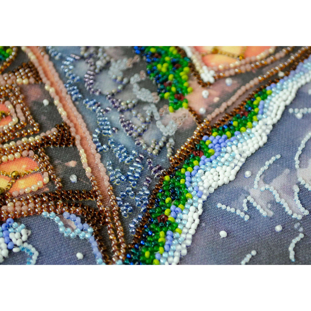 Bead Embroidery Kit - When winter blows cold