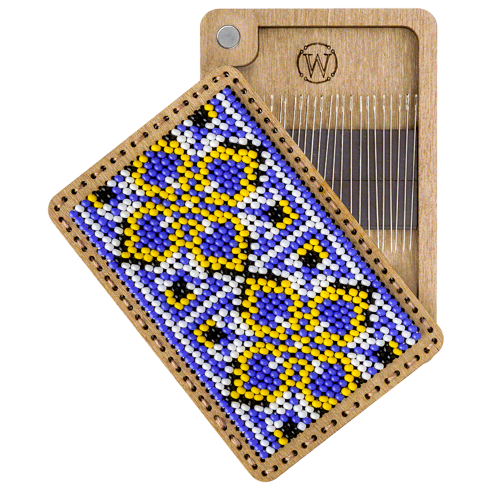 Bead Embroidery Kit for creating a needle box FLZB(N)-099