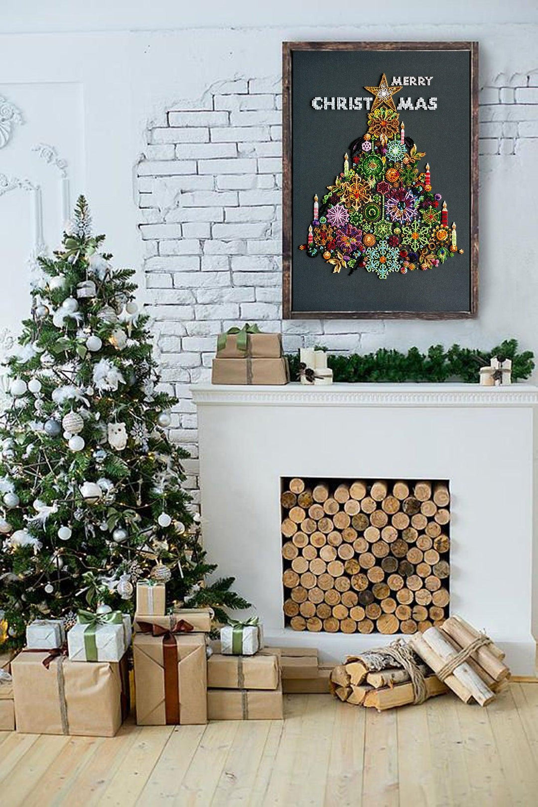 Bead Embroidery Kit - Golden lights AB-787