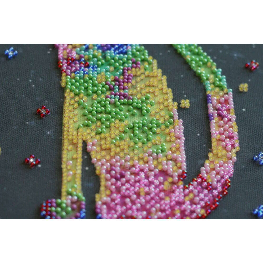 Bead Embroidery Kit Kittens' purrings AB-744