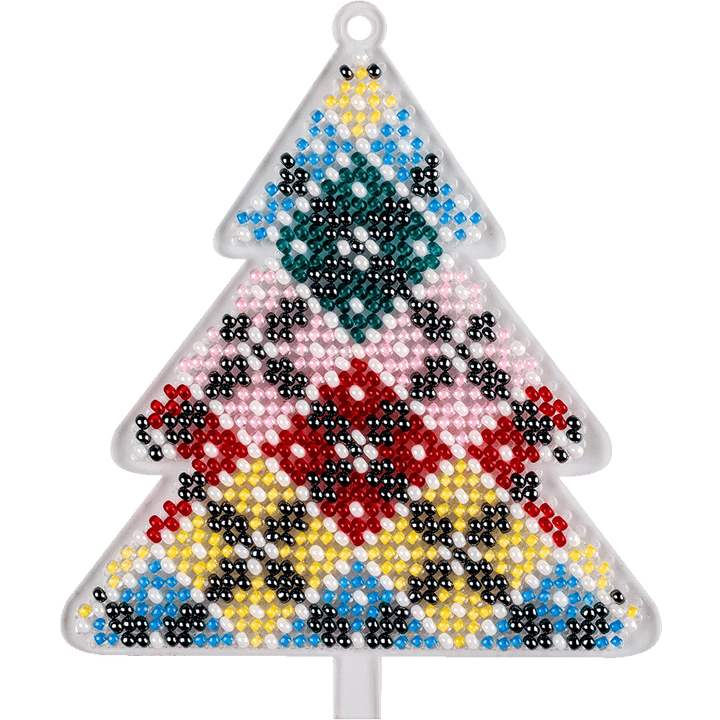 Bead embroidery kit on a plastic base FLPL-035