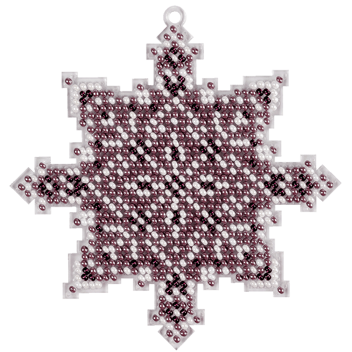 Bead embroidery kit on a plastic base FLPL-039