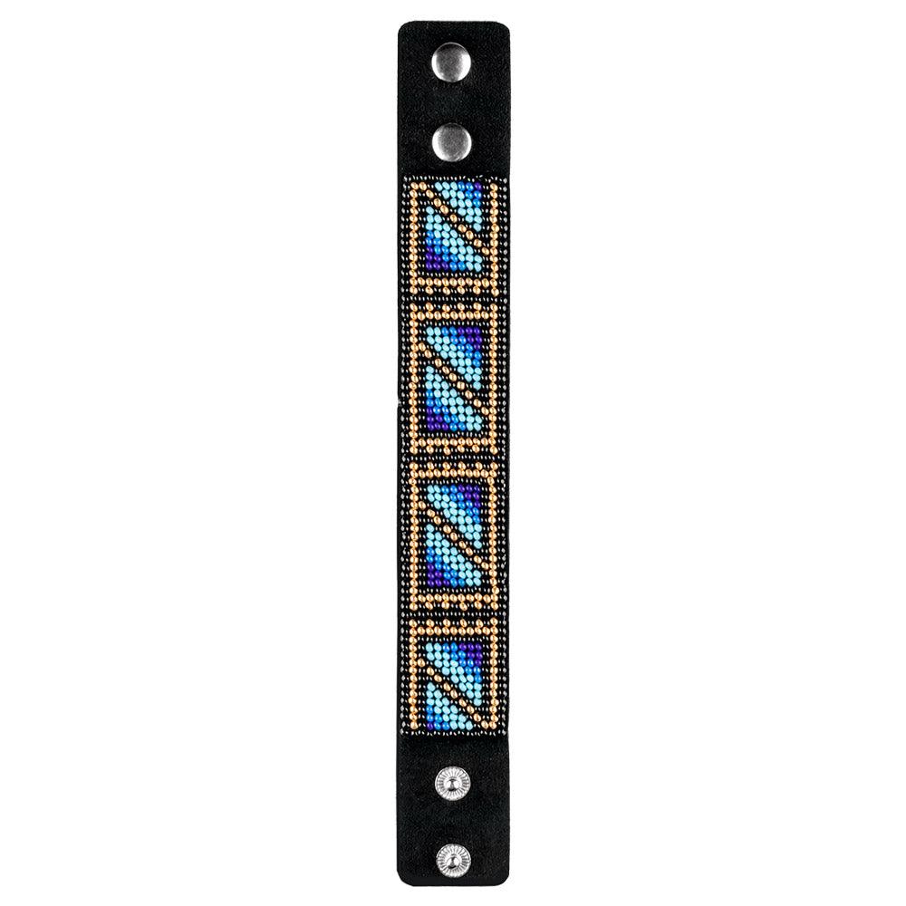 Bead embroidery kit on artificial leather FLBB-028